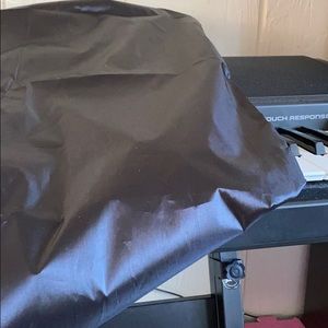 Black Electric Piano Keyboard Cover For 61 Keys